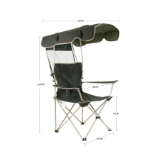 Silla portátil plegable vendedora caliente de los muebles al aire libre con la silla pcinic cómoda del metal del pabellón